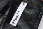 PURPLE  Luxury Jeans Designer Fashion Trousers Fashionable Pants Summer Breathable Cotton Blue Pants 9028