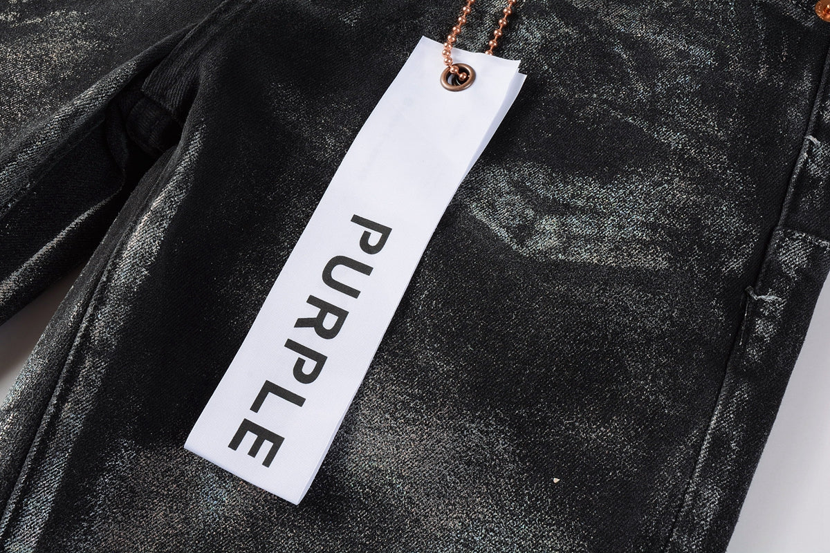 PURPLE  Luxury Jeans Designer Fashion Trousers Fashionable Pants Summer Breathable Cotton Blue Pants 9028