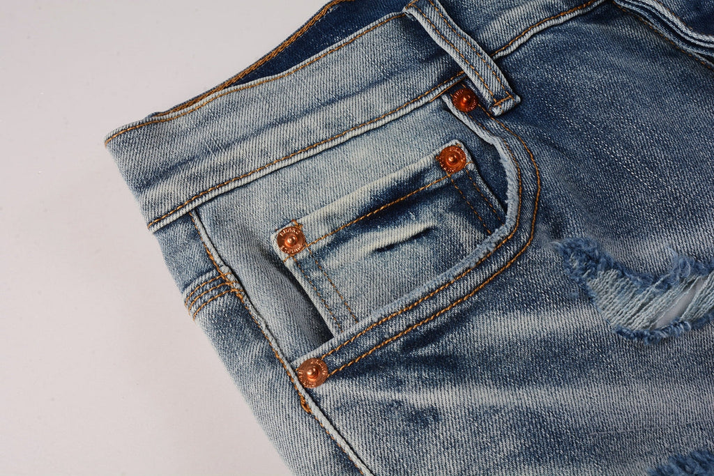 PURPLE  New Purple Personality Fashion Jeans 9038