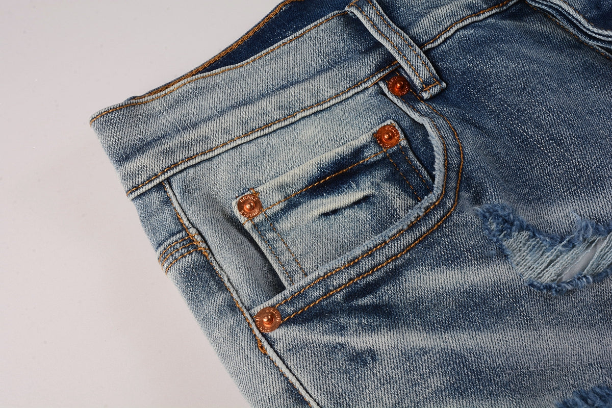 PURPLE  New Purple Personality Fashion Jeans 9038