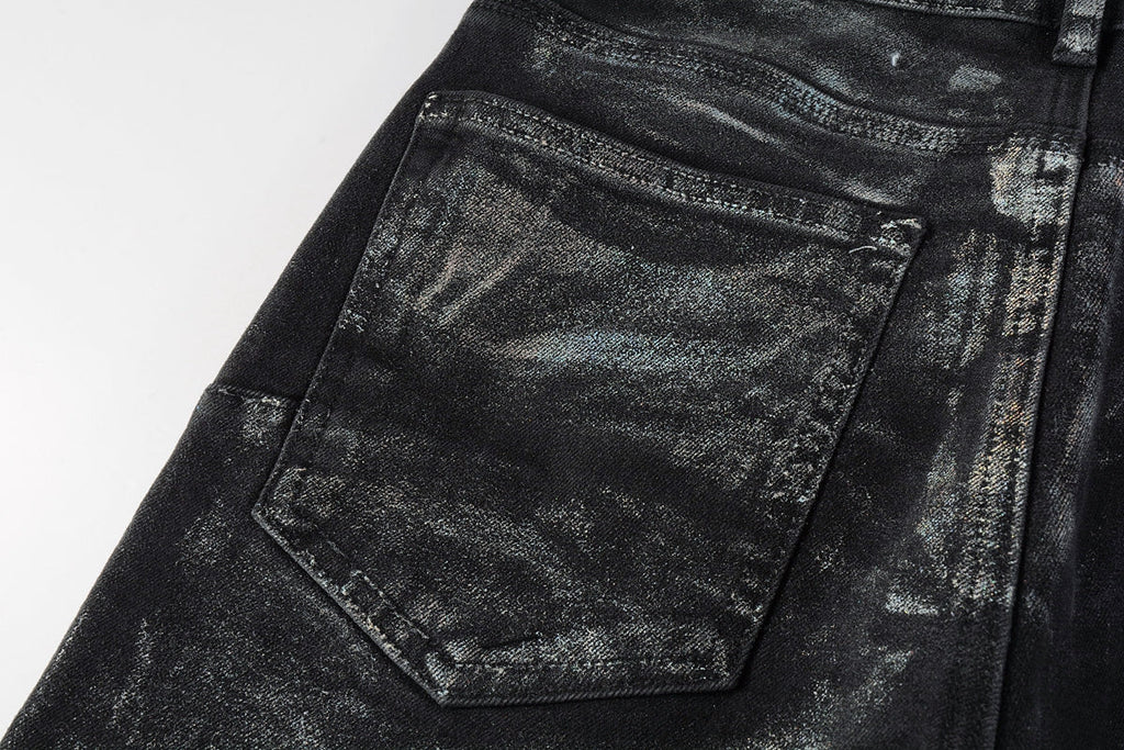 PURPLE  Luxury Jeans Designer Fashion Trousers Fashionable Pants Summer Breathable Cotton Blue Pants 9028