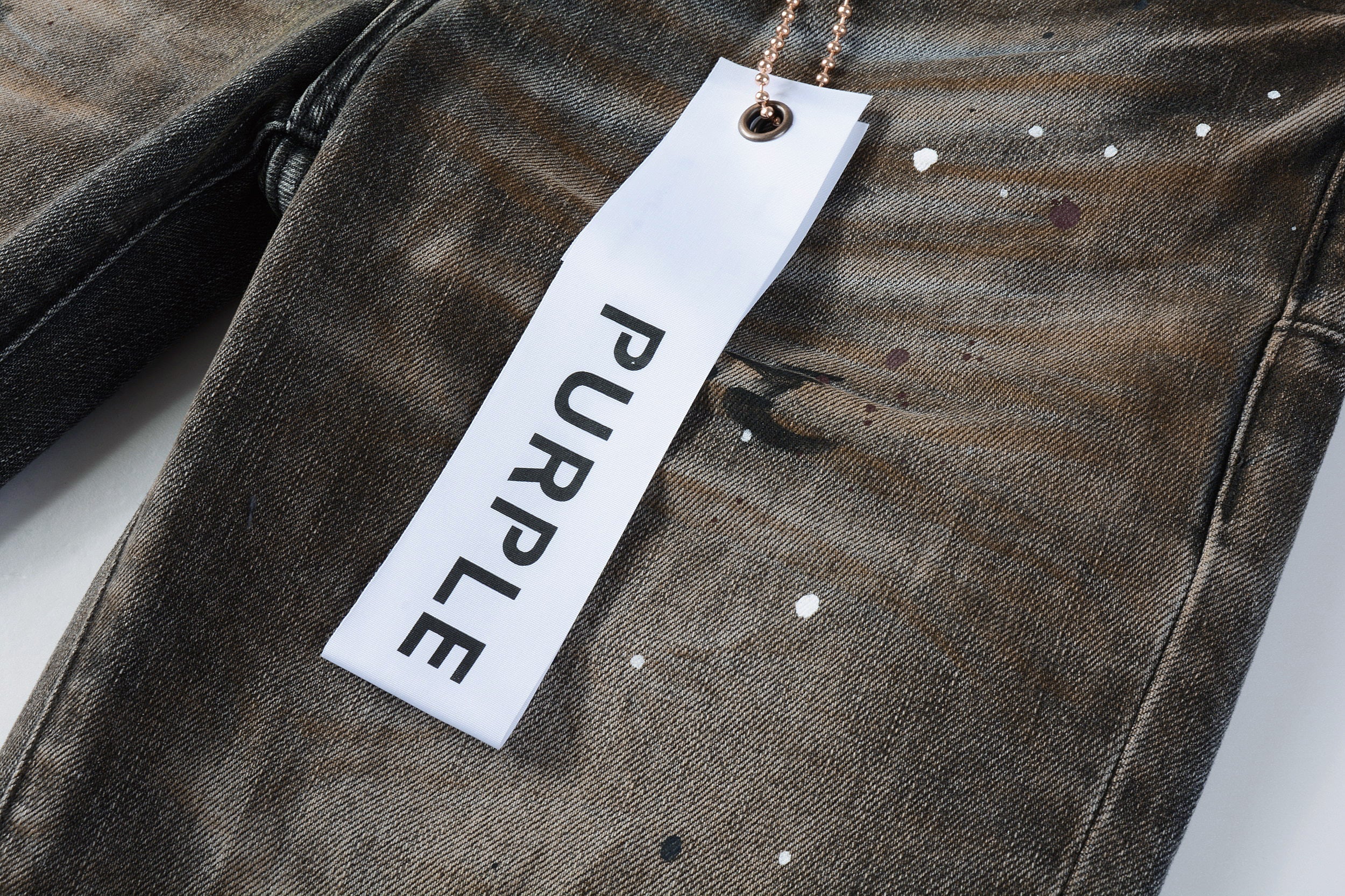 PURPLE  New High Quality Mens Jeans Designer Jeans Fashion Distressed Ripped Denim Cargo For Men High Street Fashion 9031