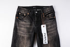 PURPLE  Jeans Mens Jeans Man Jeans Pants Designer Black Skinny Stickers Light Wash Ripped Motorcycle 9057