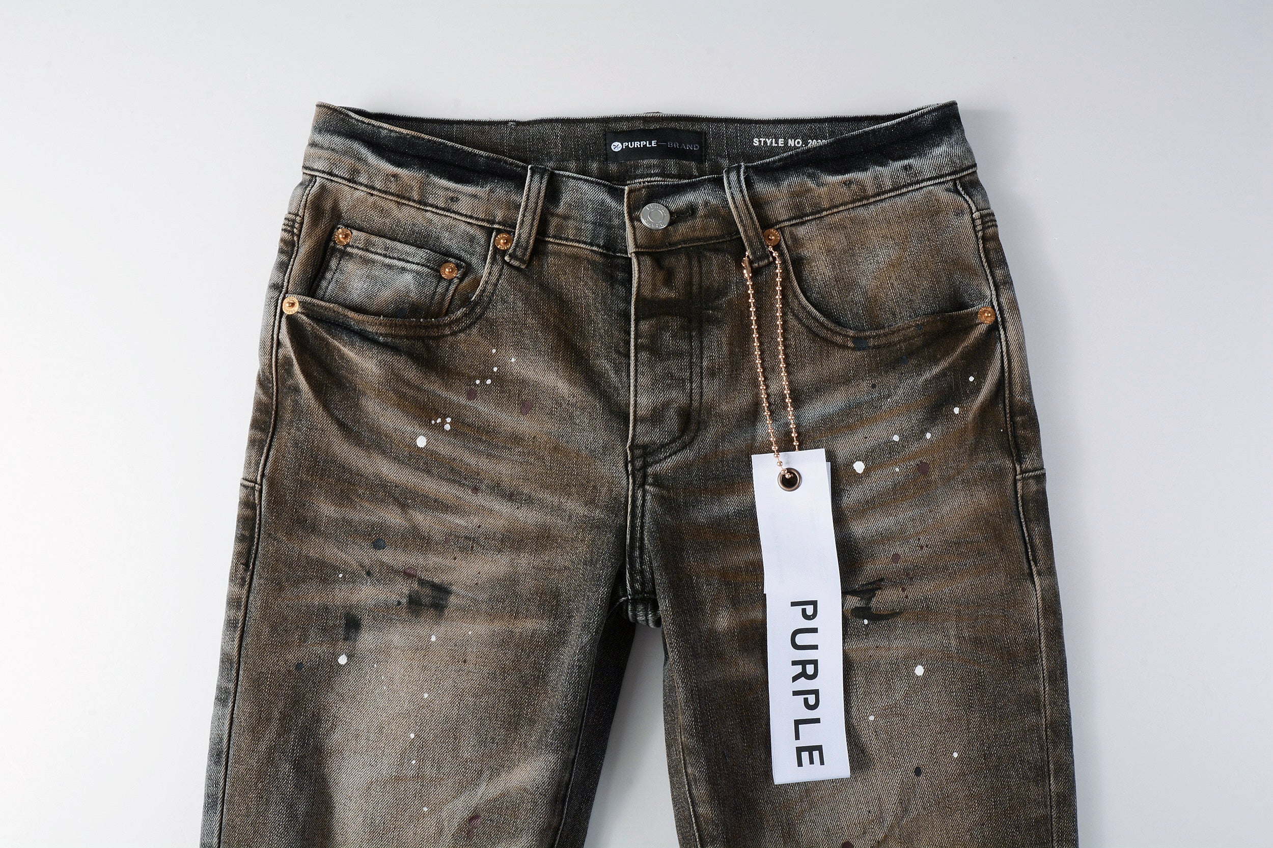 PURPLE  New High Quality Mens Jeans Designer Jeans Fashion Distressed Ripped Denim Cargo For Men High Street Fashion 9031