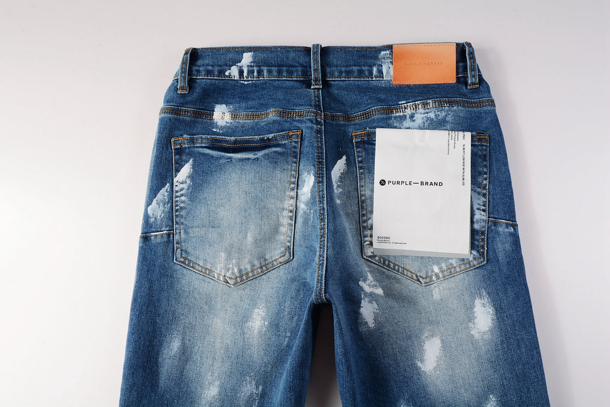 PURPLE Jeans Mens Jeans Man Jeans Pants Designer Black Skinny Stickers Light Wash Ripped Motorcycle 9062