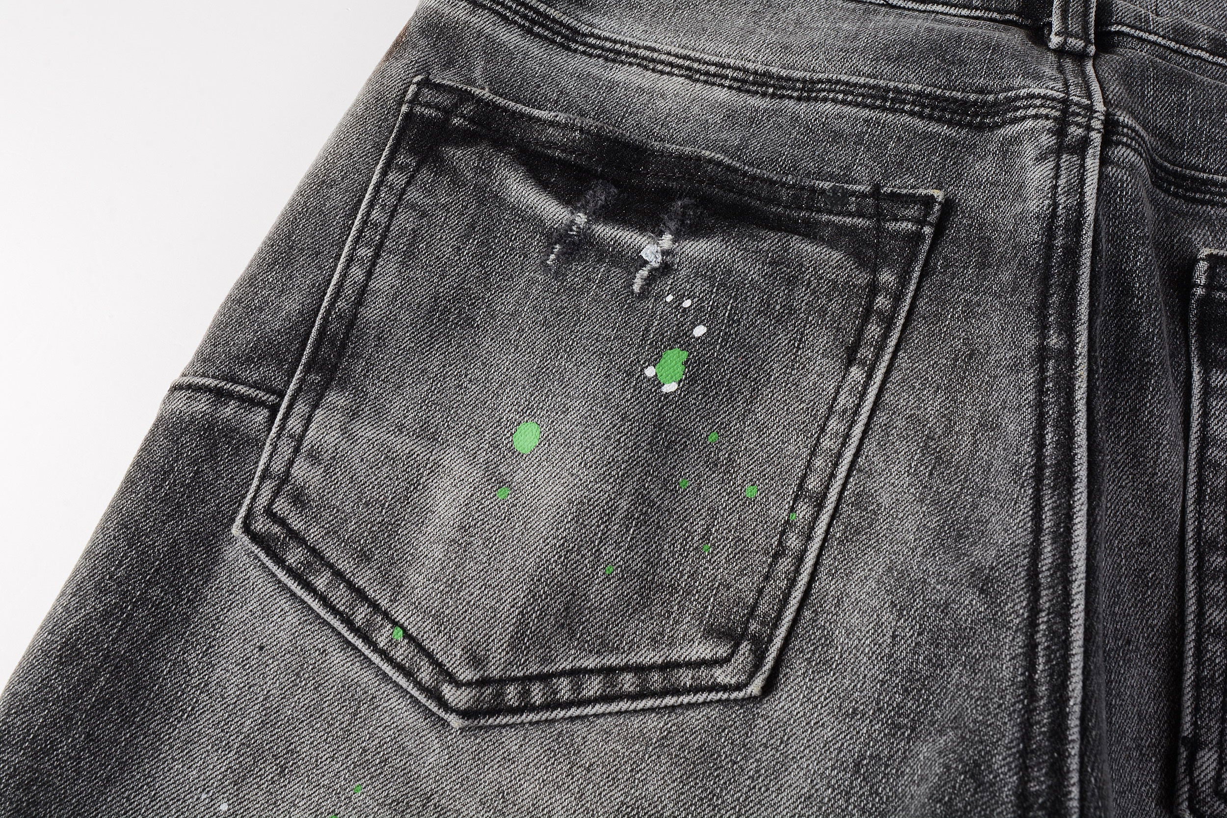 PURPLE  New High Quality Mens Jeans Designer Jeans Fashion Distressed Ripped Denim Cargo For Men High Street Fashion 9031