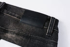 PURPLE  Jeans Mens Jeans Man Jeans Pants Designer Black Skinny Stickers Light Wash Ripped Motorcycle 9057
