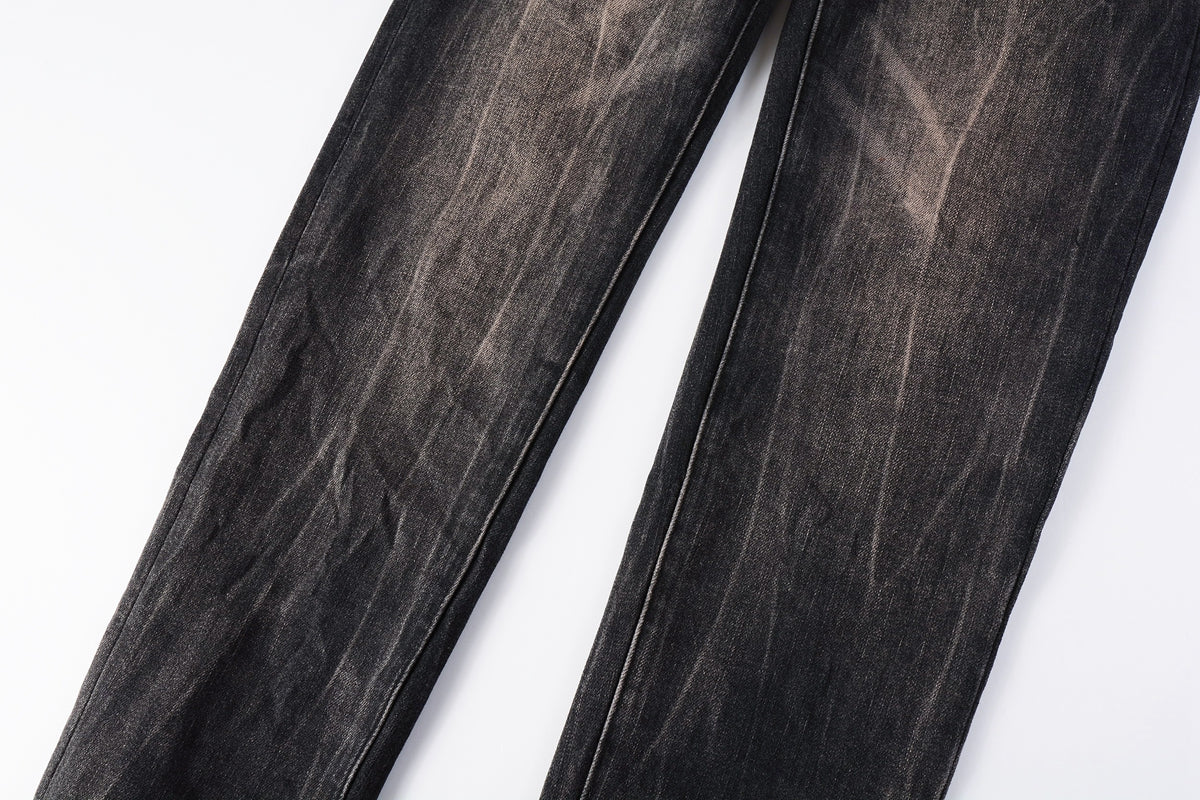 PURPLE  Jeans Mens Jeans Man Jeans Pants Designer Black Skinny Stickers Light Wash Ripped Motorcycle 9057