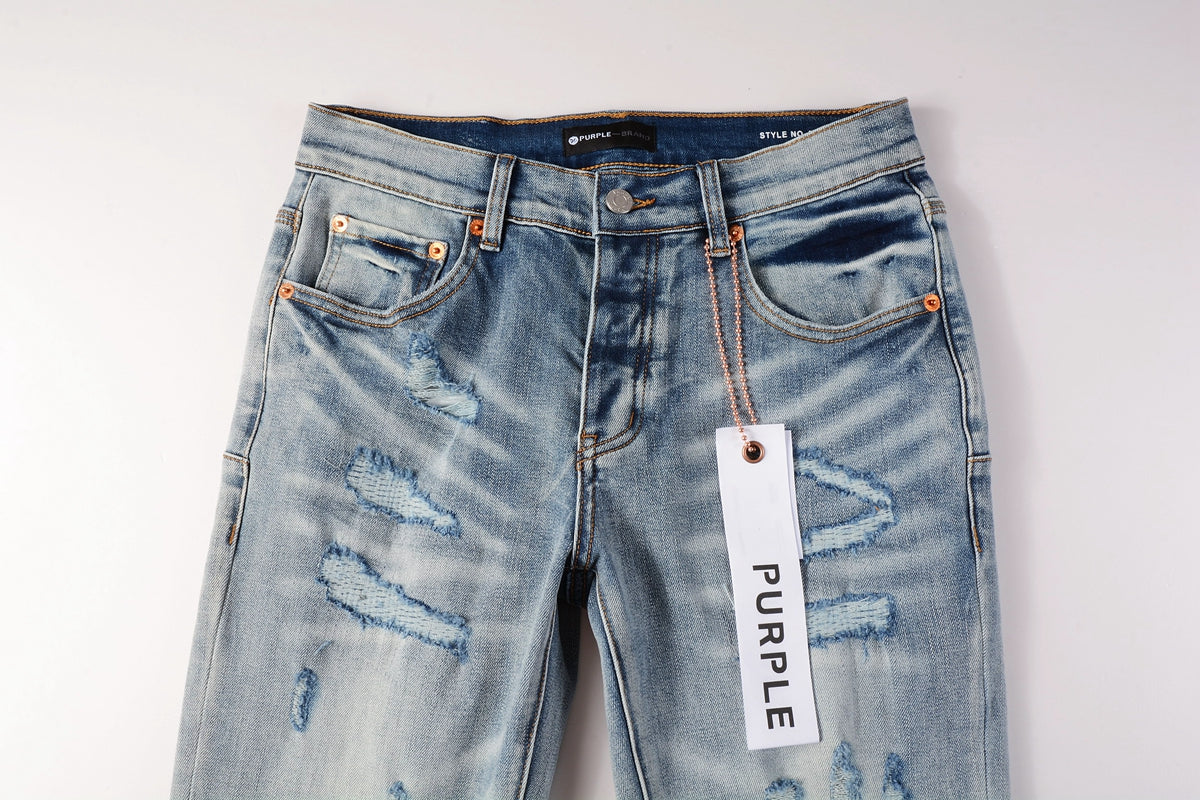 PURPLE  New Purple Personality Fashion Jeans 9038