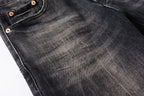 PURPLE  Jeans Mens Jeans Man Jeans Pants Designer Black Skinny Stickers Light Wash Ripped Motorcycle 9057