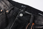 PURPLE  Jeans Mens Jeans Man Jeans Pants Designer Black Skinny Stickers Light Wash Ripped Motorcycle 9057