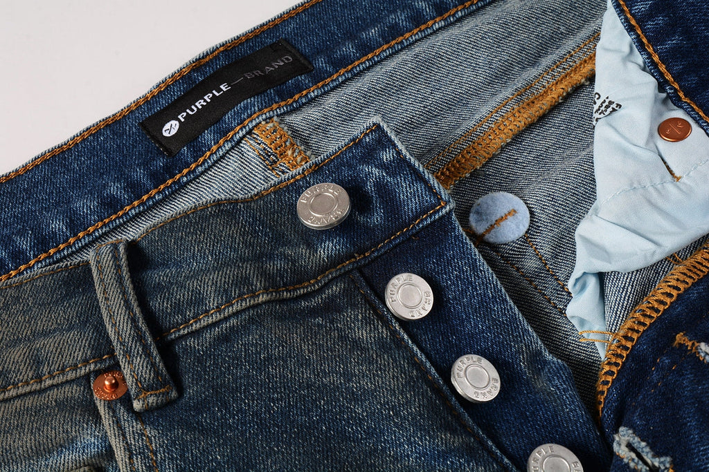 PURPLE  Mens Purple Ripped Jeans Skinny Slim Fit Denim Pants Designer Flared Jeans for Men 9009