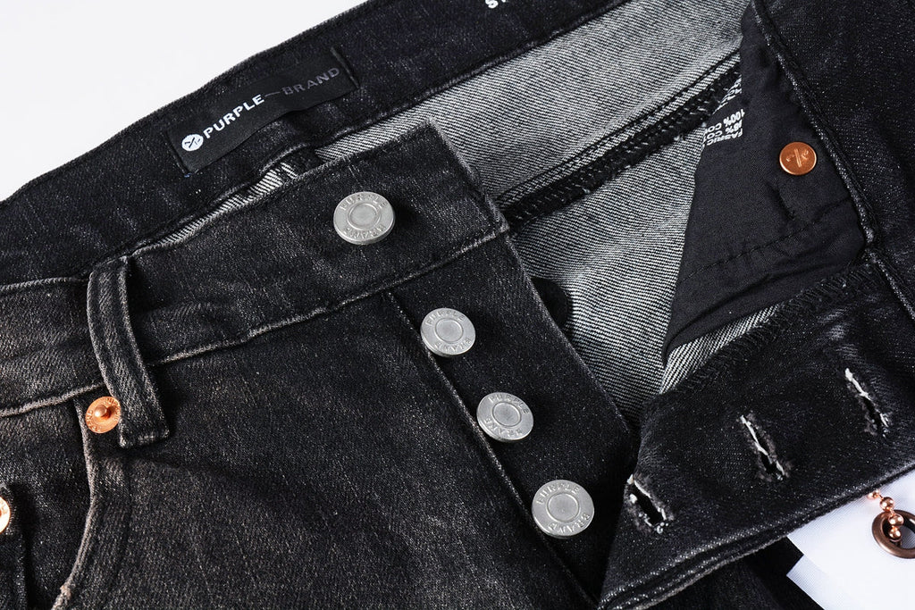 PURPLE  Jeans Mens Jeans Man Jeans Pants Designer Black Skinny Stickers Light Wash Ripped Motorcycle 9057