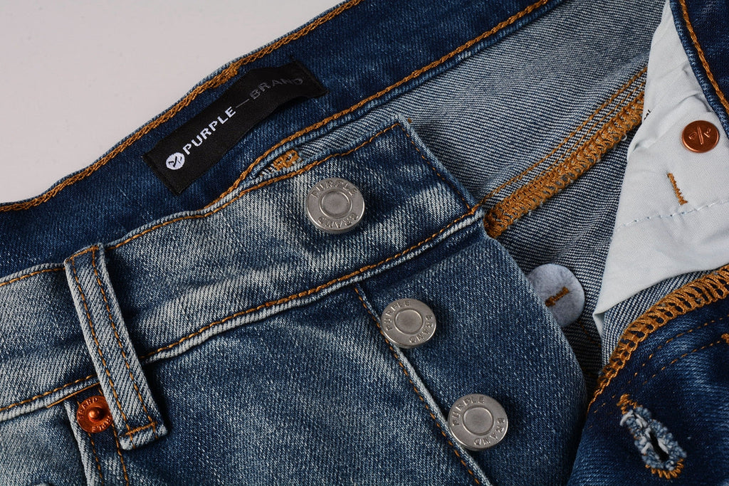 PURPLE  New Purple Personality Fashion Jeans 9038