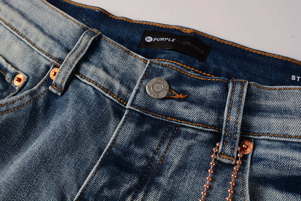 PURPLE  New Purple Personality Fashion Jeans 9038